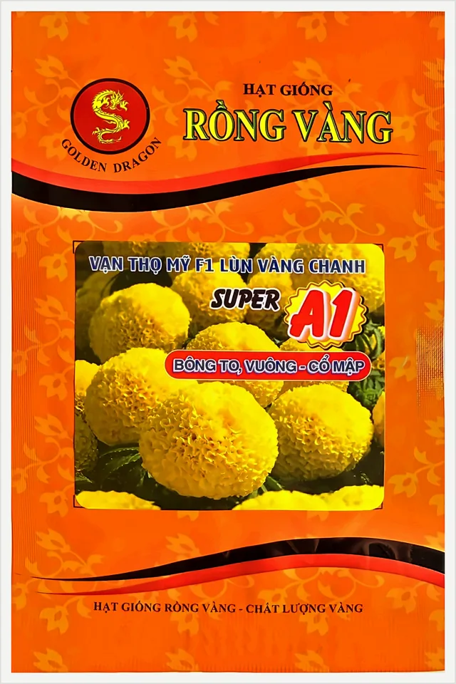 Bao bì Vạn Thọ Mỹ F1 Vàng Chanh SUPER A1