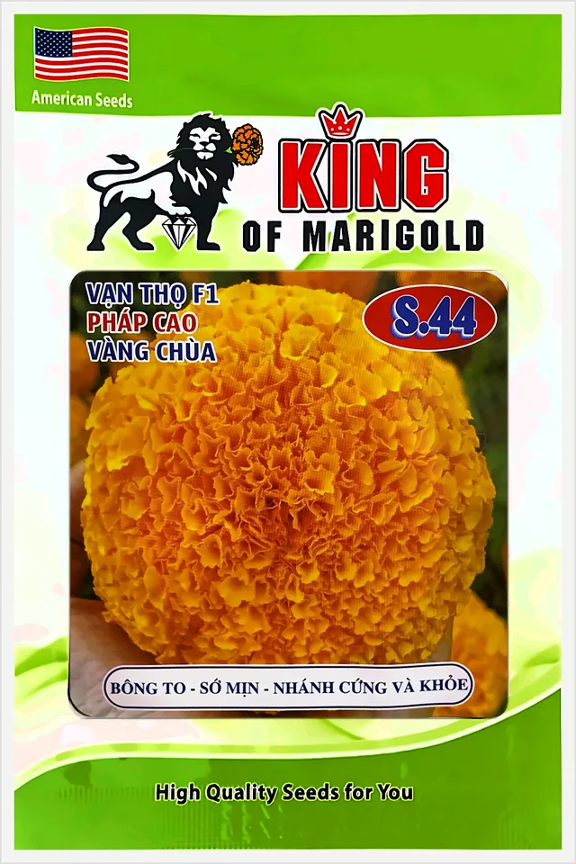 Bao bì Vạn Thọ Pháp Cao Vàng Đậm S.44