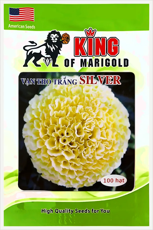 Bao bì Vạn Thọ Trắng Kem Silver