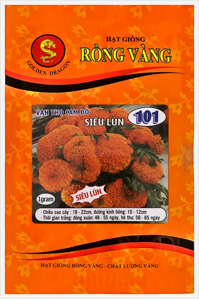 Bao bì Vạn Thọ Siêu Lùn Cam Đỏ 101